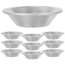 20 pz stampi per uova alluminio stampi per muffin padella stampo per cupcake budino non torta