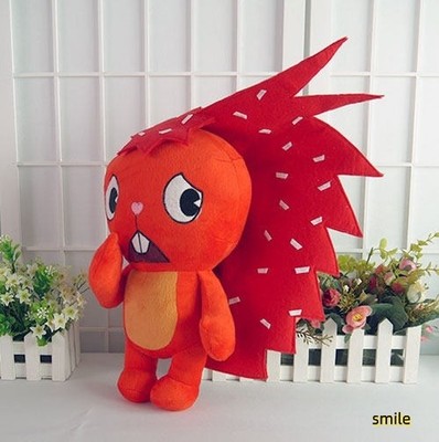 Anime HTF Happy Tree Friends Flaky Plush Doll Stuffed Toy Plushie Kids Gift