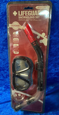 Lifeguard Latex-Free Mask and Snorkel Set - 2-Piece Adult Unisex  T 