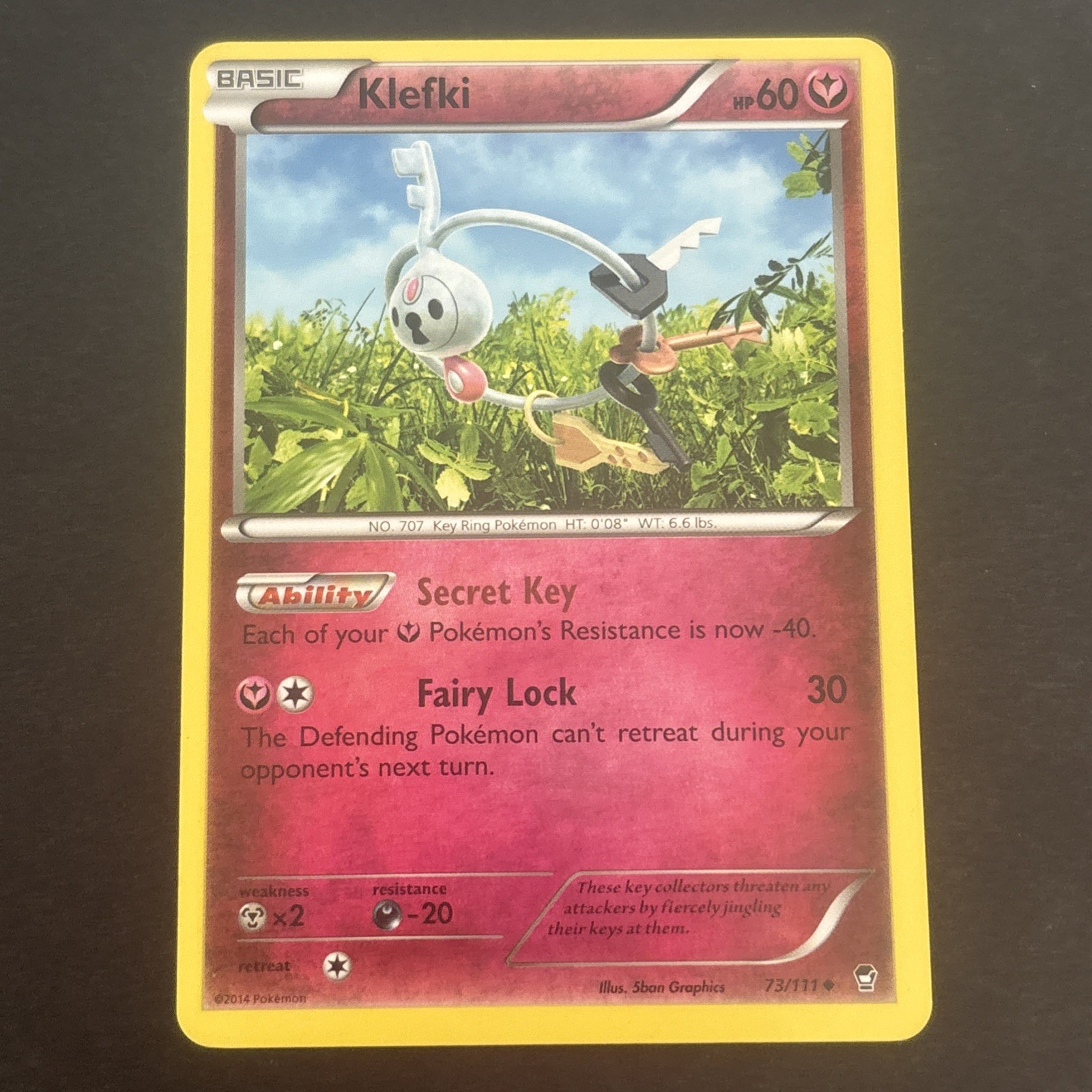 Klefki 73/111 Regular XY: Furious Fists Pokémon TCG LP 2014