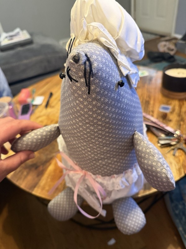 Handmade Stuffed Animal With Clothes