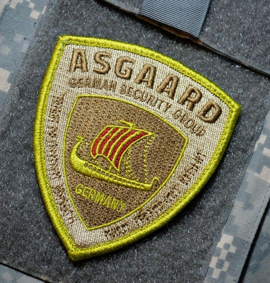 PRIVATE CONTRACTOR PMC GERMAN SECURITY GROUP ASGAARD GSG BAGHDAD BOYS '17 SHIELD