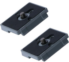 Quick Release Plate 1/4" Screw Compatible with Manfrotto 200PL-14 322RC2 324RC2