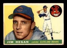 1955 Topps #7 Jim Hegan   VG/VGEX X3081416