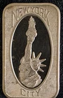 1973 Mother Lode Mint New York City 1 Ounce .999 FINE SILVER BAR Type 2