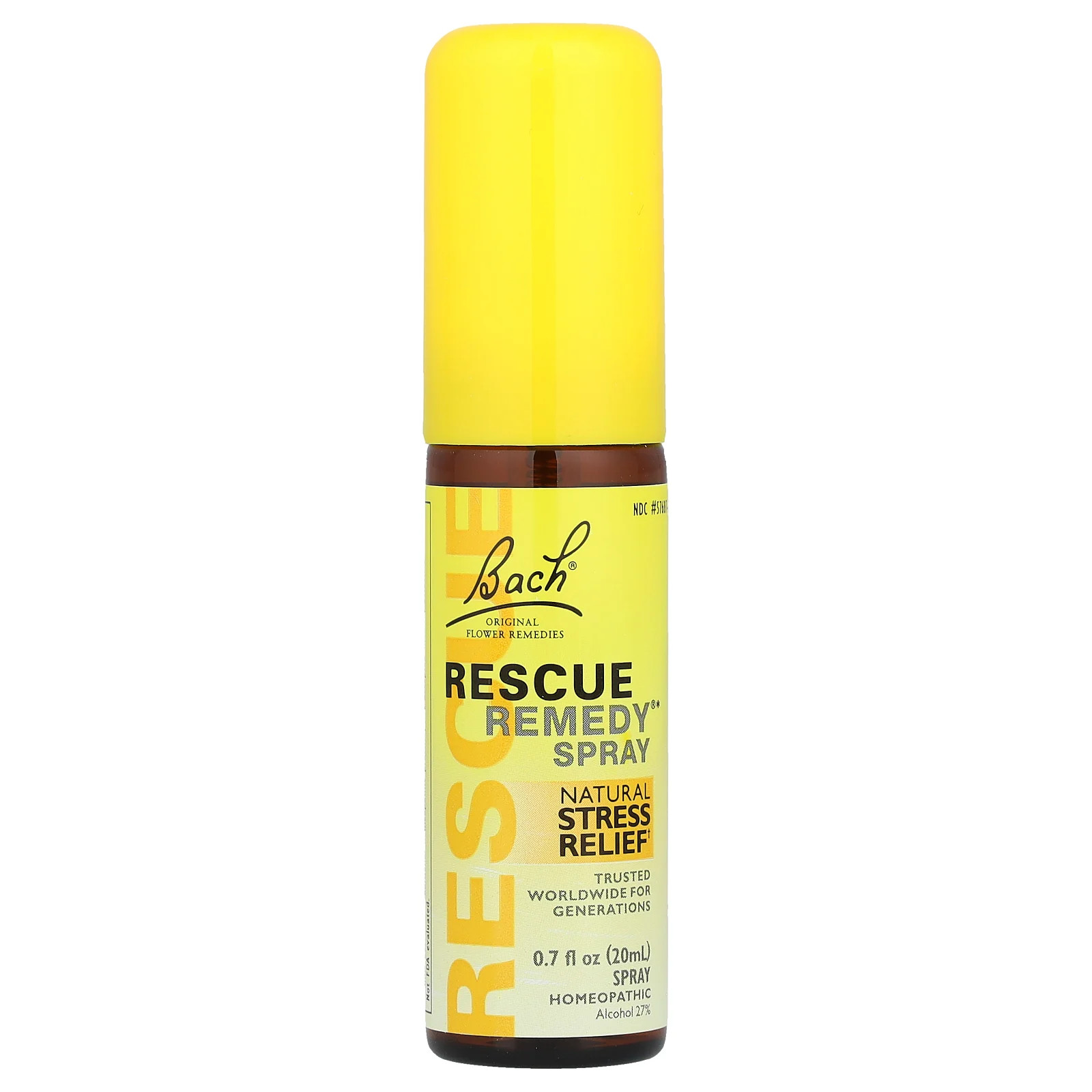 Bach Original Flower Essences Rescue Remedy Spray 0 7 жидких унций 20 мл для веганов 3990₽