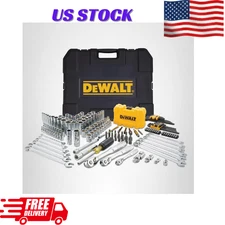 DEWALT DWMT73803 168-Pc Mechanic Tool Set w Case – SAE & Metric Socket Set