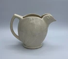 Rare 1940’s Vintage McCoy Pottery Off White Bird Pitcher