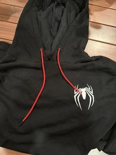 Sony PlayStation Spider-Man 2 Hoodie XXL Rare Vendor Item Black