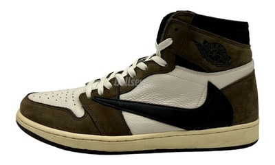 Travis Scott x Air Jordan 1 Retro High OG SP ''Mocha'' (PreOwned) (No Box)