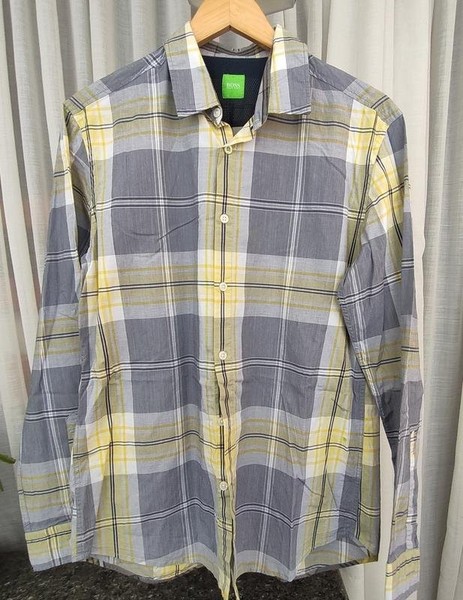 Men Hugo Boss Shirt Grey 40 /L / 48