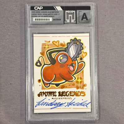 Masterpieces S1 Pochita Artist Sketch Auto 1/1 Lindsay Seidel 2025