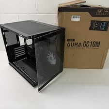 GAMDIAS Micro-ATX Tower Computer Case with Tempered Glass READ 
