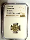 NGC AU Detail 1900-SBarber Dime
