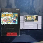 Super Mario All-Stars Nintendo SNES 1993 Cartridge And Manual Tested Working