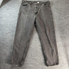 Levis 550 Jeans Mens 40x30 Gray Relaxed Tapered Charcoal Wash Denim Pants