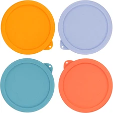 2 Cup Silicone Replacement Lids Storage Cover for Anchor Hocking Glass Bowls (Co