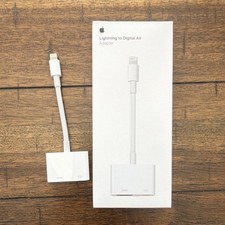 Apple Lightning to HDMI Digital AV Adapter White MD826AM/A A1438 Portable