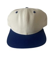 vintage new era blank wool fitted hat cap size 7 1/2 deadstock NWOT 80s USA made