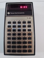 VINTAGE TEXAS INSTRUMENTS TI-30 CALCULATOR MADE IN USA WORKING