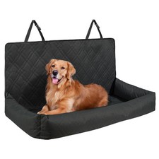 Dog Booster Car Seat Pet Car Seat for Medium Large Dog up to 100 lbs Black