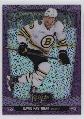 2024-25 O-Pee-Chee Platinum Violet Pixels 172/299 David Pastrnak #183 1j6p