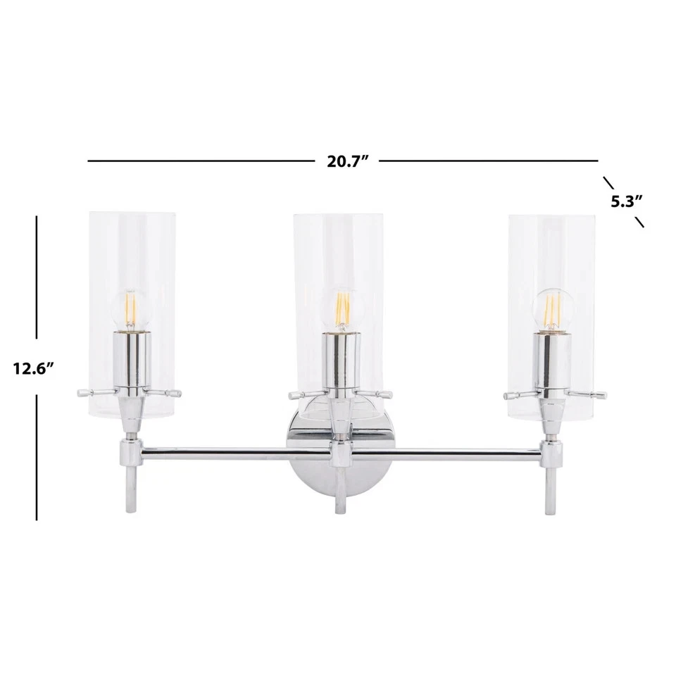 SAFAVIEH Norala Vanity Sconce in Chrome - Image 3 of 4