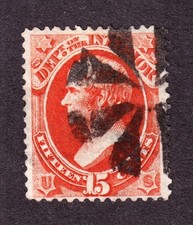 US O21 15c Interior Department Used w/ Washington Crossraods Cancel