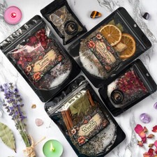 Handmade Bath Salts Soak-Herbal Spiritual Baths-Spells-Ritual Salts-Blessed