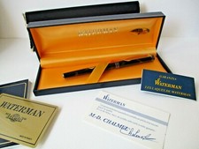Waterman Ideal penna stilografica con smalti pennino oro 18k scatola e garanzia