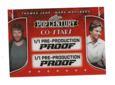2025 Leaf Pop Century THOMAS JANE & MARK WAHLBERG Co-stars Pre-Prod Proof #1/1
