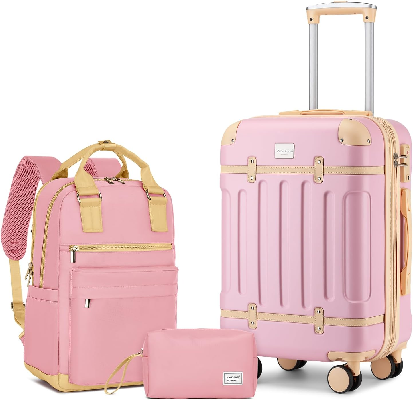 Luggage Sets 3 Piece Expandable Carry on Luggage 22X14X9 Airline Approved Hardsh