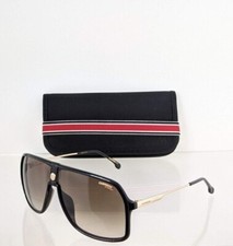 New Authentic Carrera Eyeglasses 1019 807HA 64mm V Black Frame Sunglasses 1019/S