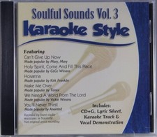 Soulful Sounds Volume 3 Christian Karaoke Style NEW CD G Daywind 6 Songs