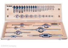 BAER SATZ HSS: Handgewindebohrer | Schneideisen | Werkzeuge : UNC 1/4 - 1/2 Set