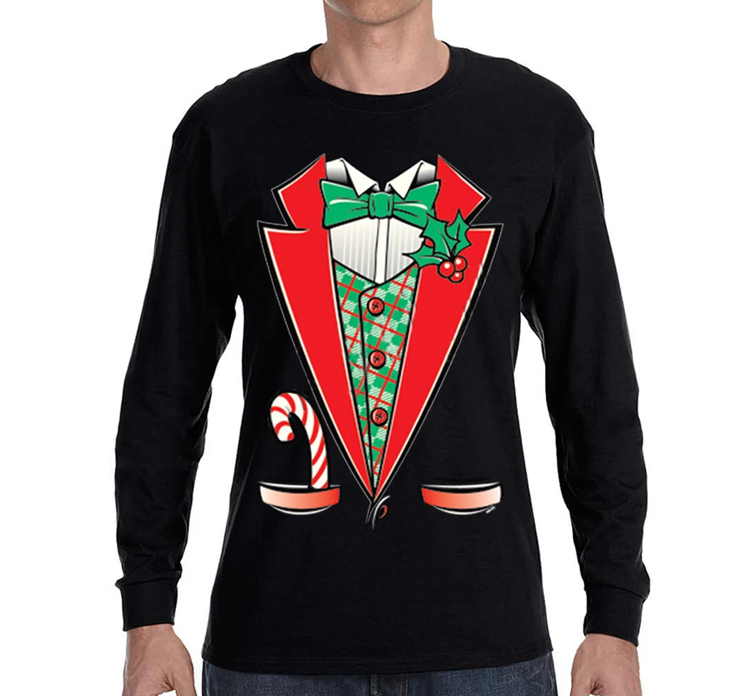 Christmas tuxedo deals t shirt