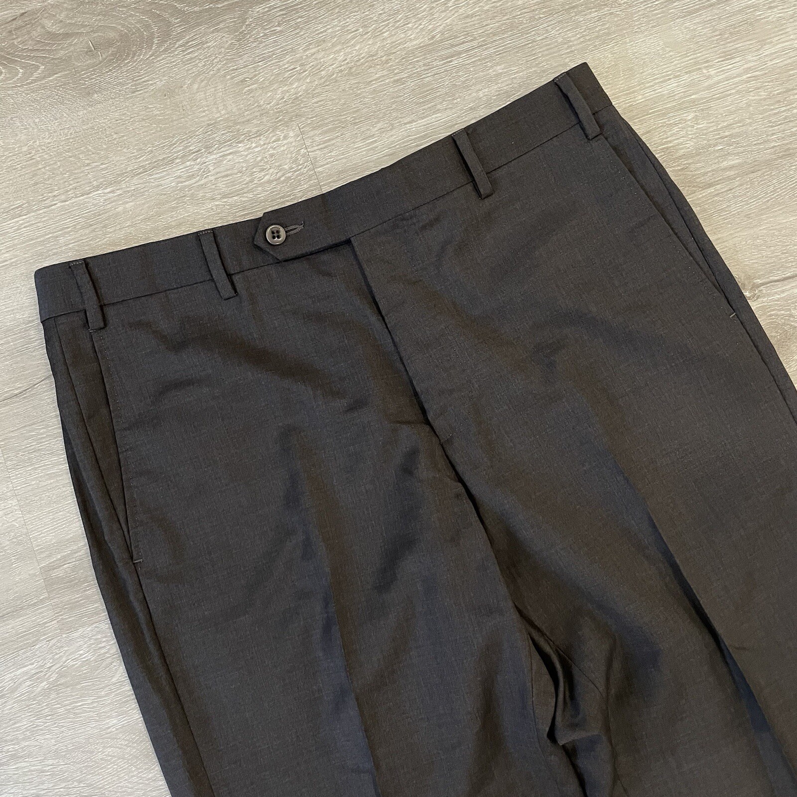 Current Zanella Devon Wool Flat Front Dress Pants… - image 3