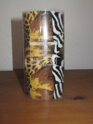 Stumpenkerze LEX Exclusive Leucht Kerze 15cm x 7,5cm  Tiermuster African Art NEU