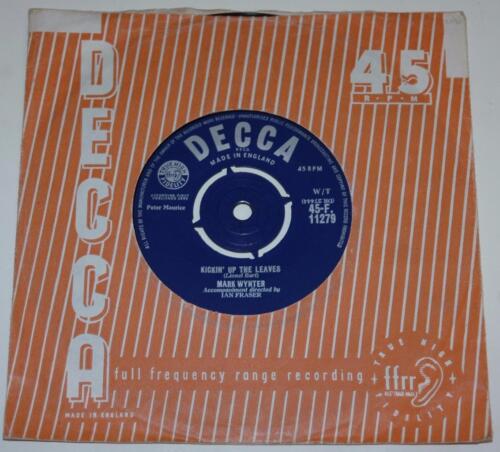 MARK WYNTER*KICKIN' UP THE LEAVES*THAT'S WHAT I THOUGHT*1960*DECCA 11279*EX+ - Imagen 1 de 1