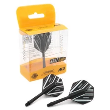 CUESOUL Rost Integrated Dart Shaft and Flights Standard Shape 28mm-Black
