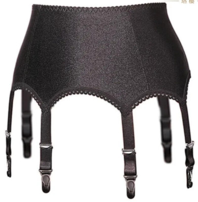 Maitresse Black Suspender Belt main image 0