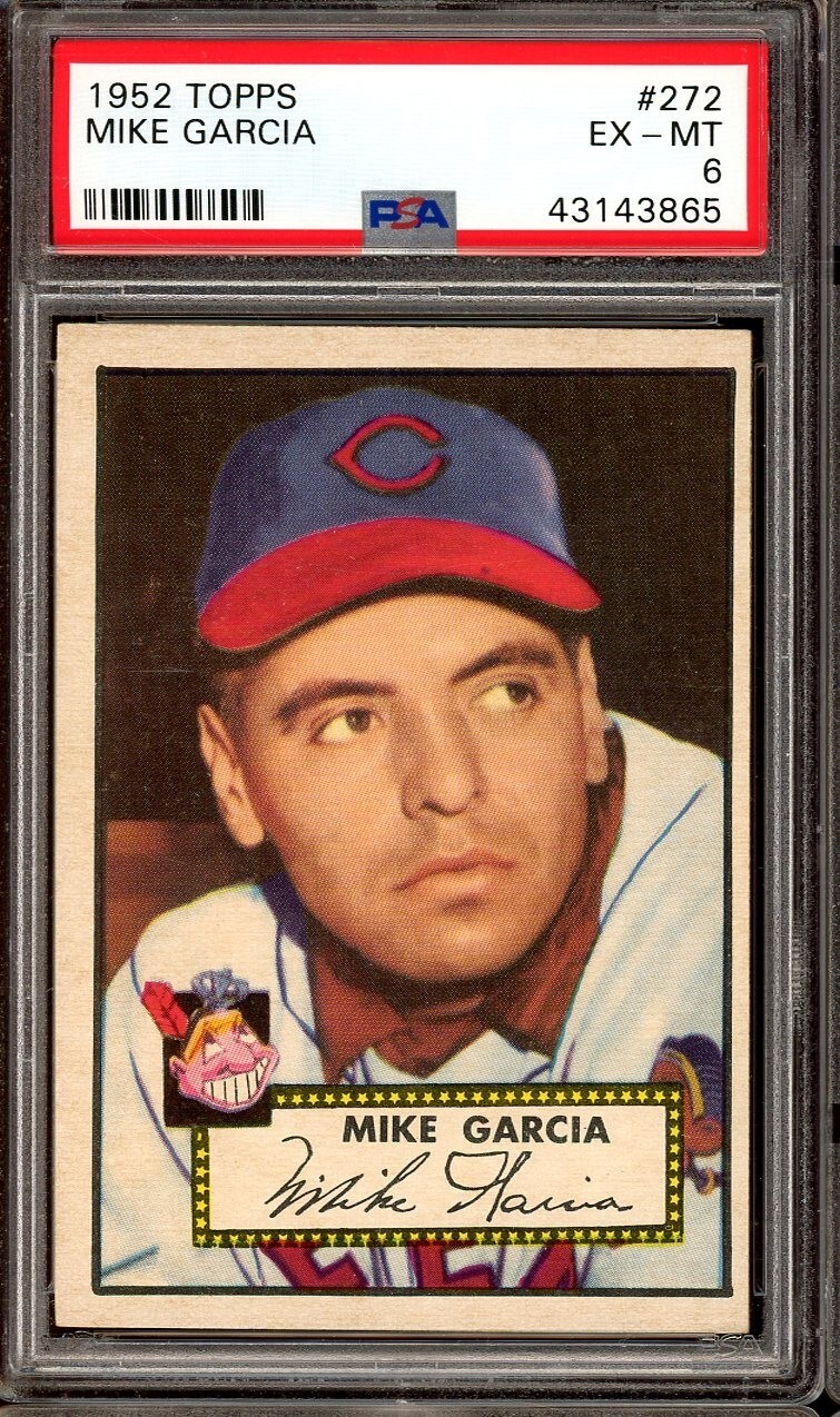 1952 Topps Baseball #272 Mike Garcia PSA 6