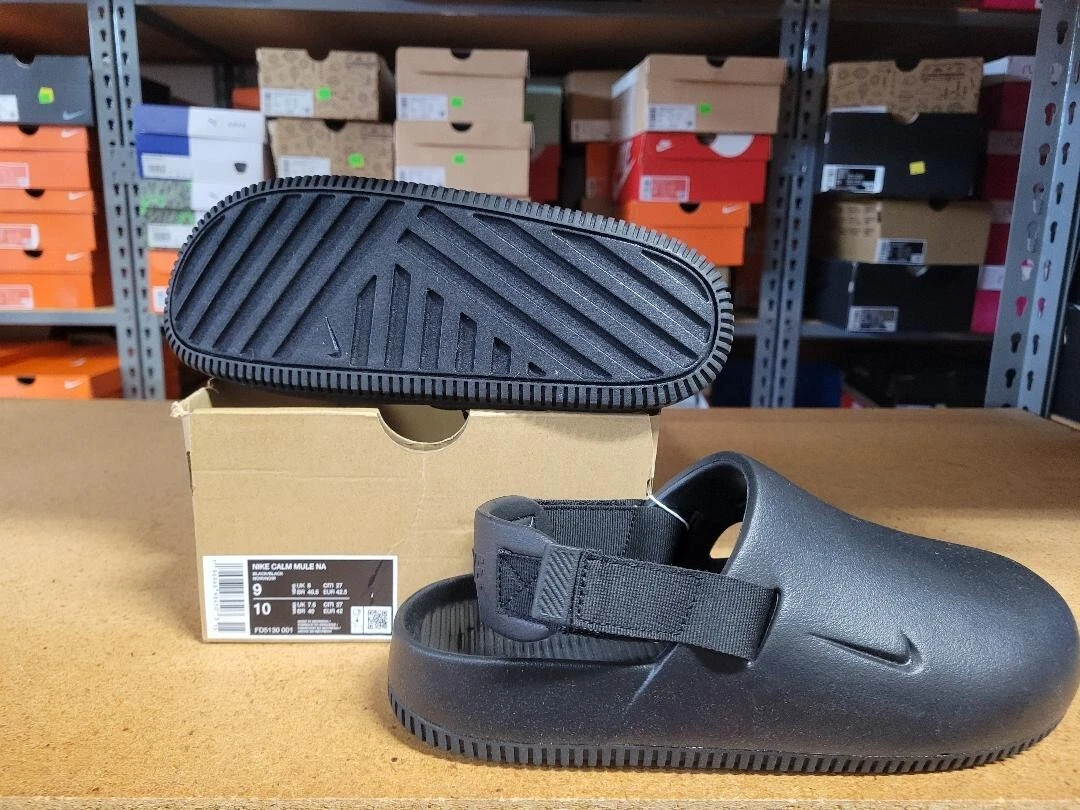 Nike Calm Mule NA slide uomo nere FD5130 004 taglia 8 9 e 10