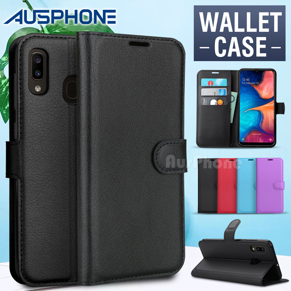 For Samsung Galaxy A12 A20 A30 Premium PU Leather Wallet Flip Phone Case Cover