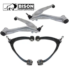 Bison Performance 4pc Front Upper & Lower Control Arm Kit For Cadillac Chevrolet