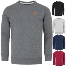Herren Basic College Sweatjacke Pullover Hood...