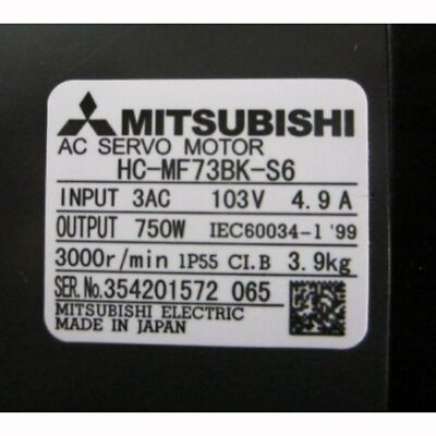 1PC Mitsubishi New In Box HC-MF73BK-S6 One year warranty HCMF73BKS6