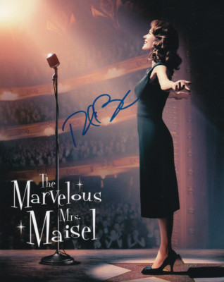 RACHEL BROSNAHAN signed Autogramm 20x25cm MRS MAISEL in Person autograph COA