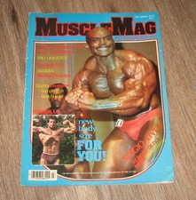 Revista Muscle Mag Marzo 1981 Sergio Oliva JOHN CARDILLO Arnold Schwarzenegger
