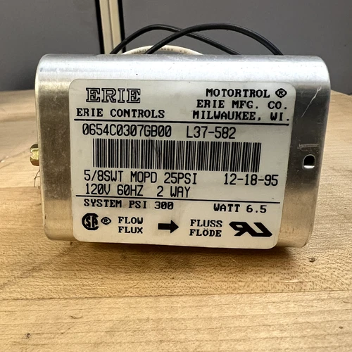 Erie Controls 0654C0309GB00 MOTORTROL Solenoid Valve NEW